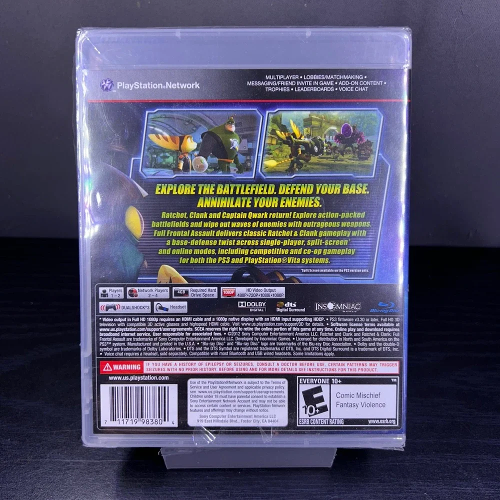 Ratchet & Clank: Full Frontal Assault Sony PlayStation 3, 2012 BRAND NEW SEALED